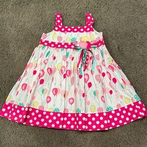 Blueberi Boulevard Pink Balloons Birthday Dress
